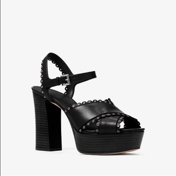 michael kors jessie leather sandal